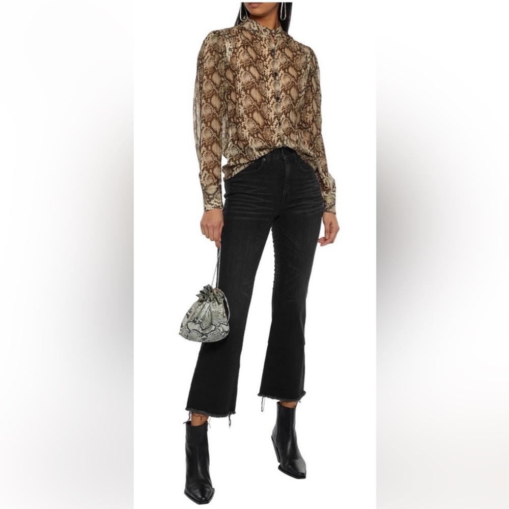 Nili Lotan High Rise Vianca Jeans in Basalt Wash
